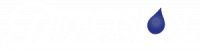 White Precision Seamless Gutters Logo